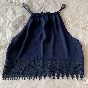 Urban Outfitters Lacey halter Crop Top